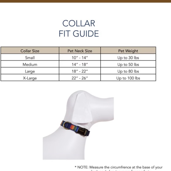 Pendleton Badlands National Park Hiker Dog Collar size M - Picture 4 of 4